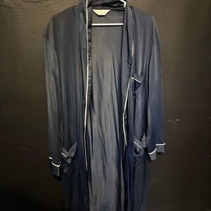 Two JCPenney Navy and Brown Robes